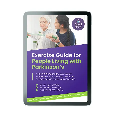 Exercise guide for people living with dementia supported by aged care physiotherapy and exercise programs
