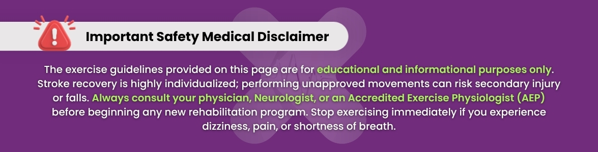 How to Strengthen a Weak Leg After a Stroke? 2 Healthstin Blog Important Safety Medical Disclaimer Banner 1