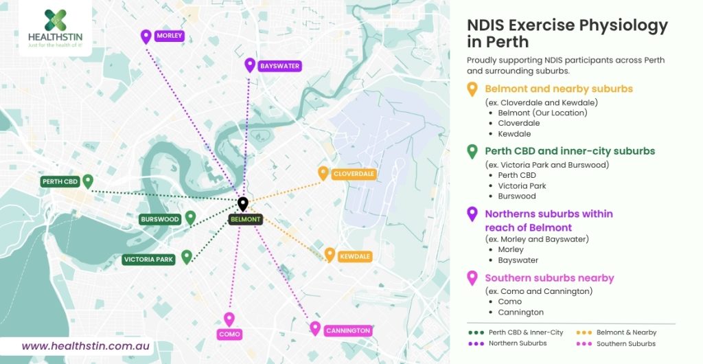 NDIS Exercise Physiology for Cerebral Palsy in Perth 4 NDIS Exercise Physiology Cerebral Palsy service area in Perth