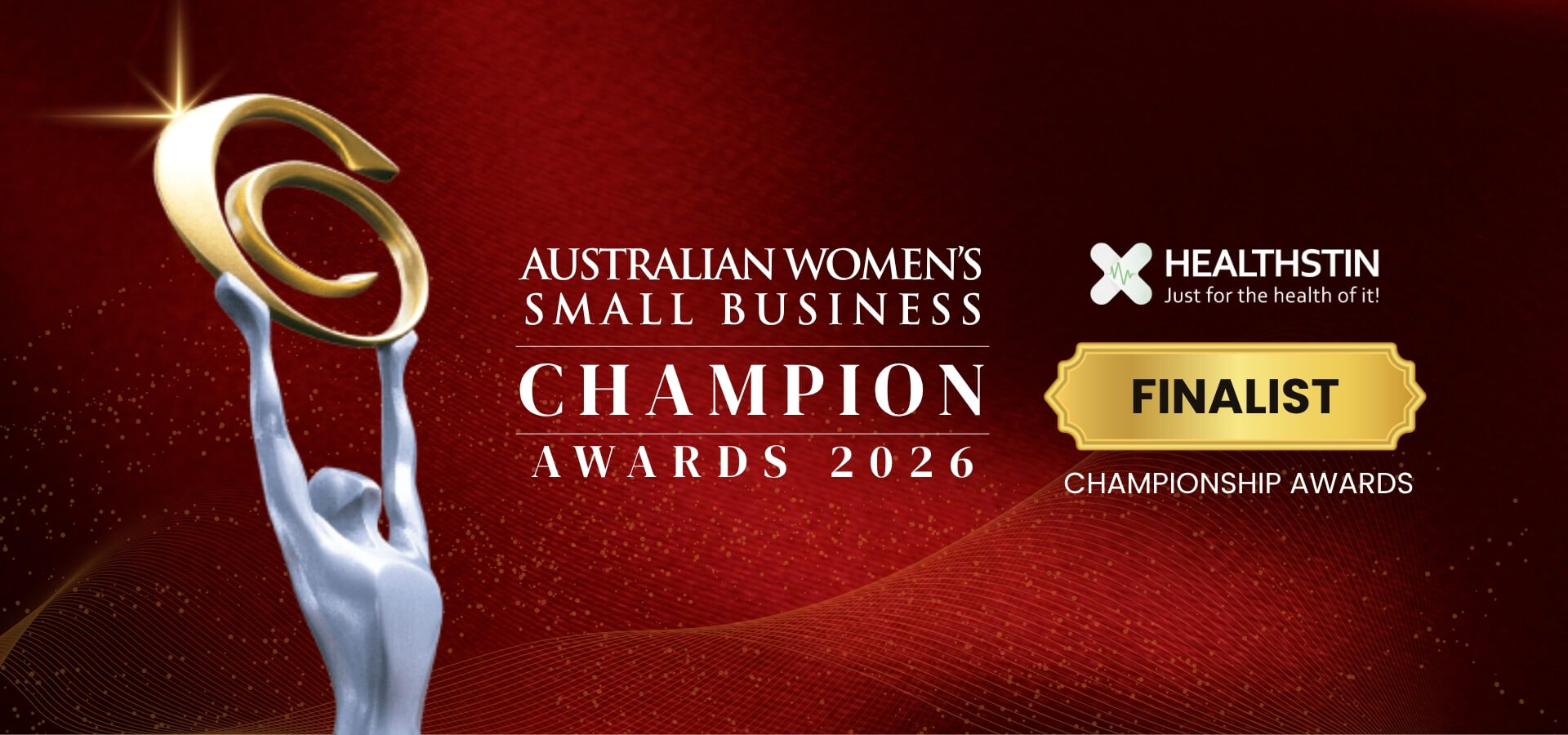 Healthstin Crowned Finalist in the Australian Women Business Champion Awards 2026!​