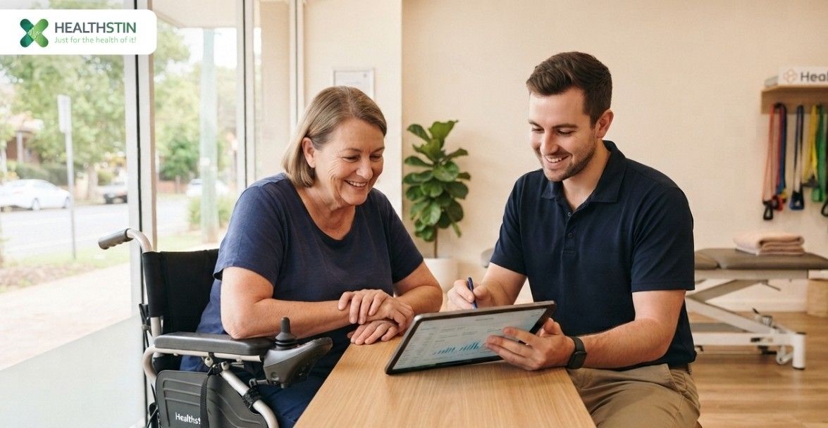 Finding the Right NDIS Physiotherapist - Key Considerations for Participants 2 Healthstin providing tailored NDIS physiotherapist